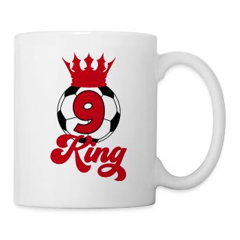 9. GEBURTSTAG FUSSBALL FUSSBALLER - Tasse - Weiß - Rechts