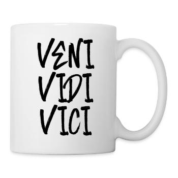 veni vedi vici succès César réussi - Mug blanc - blanc - Droite