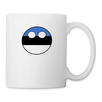 Countryball Country Home Estonia - Mug - white - Right