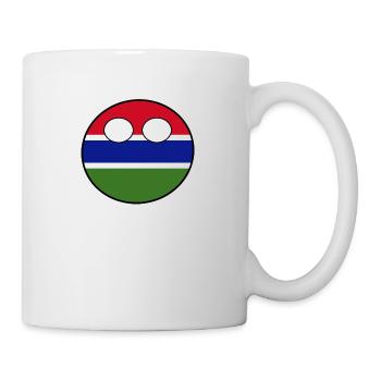 Countryball Land Heimat Gambia - Tasse - Weiß - Rechts