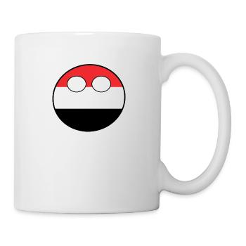 Countryball Land Heimat Jemen - Tasse - Weiß - Rechts