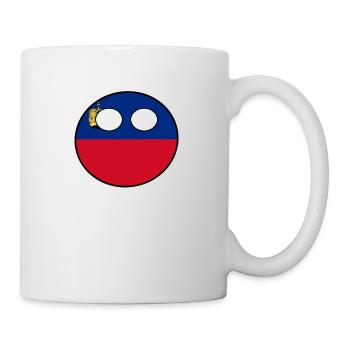 Countryball Land Heimat Liechtenstein - Tasse - Weiß - Rechts