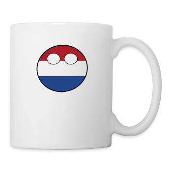Countryball Land Heimat Niederlande - Tasse - Weiß - Rechts