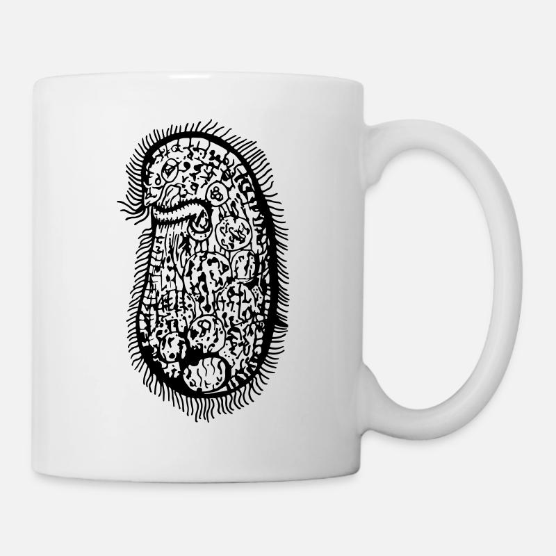 PLANKTON_05 (Serie: Unter´m Mikroskop) - Tasse - Weiß