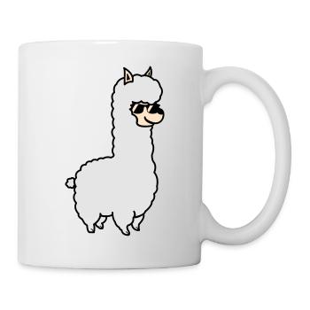 Alpaca Cool - Tasse - Weiß - Rechts