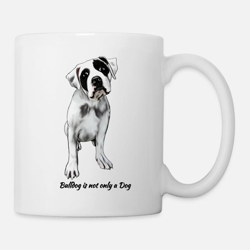 Bulldog - Tasse - Weiß