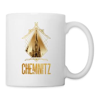 Chemnitz Germany City Skyline Gold Love - Mug - white - Right