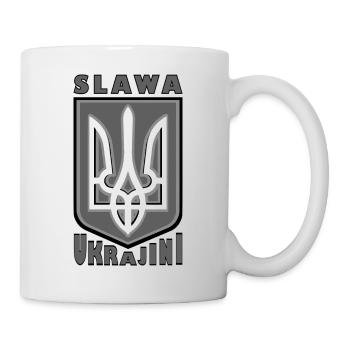 Slava Ukrajini - Mug blanc - blanc - Droite