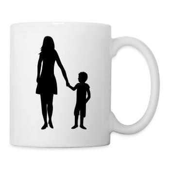 Famille Fils Mama - Mug blanc - blanc - Droite
