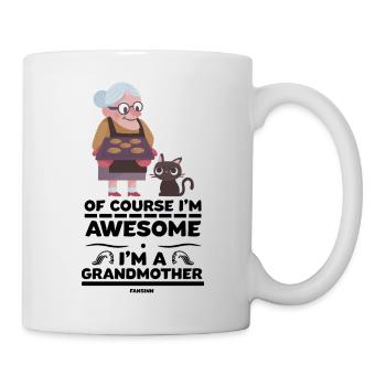 Of Course I'm Awesome I'm A Grandmother - Tasse - Weiß - Rechts