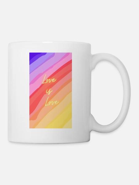 Love is Love - Tasse - Weiß