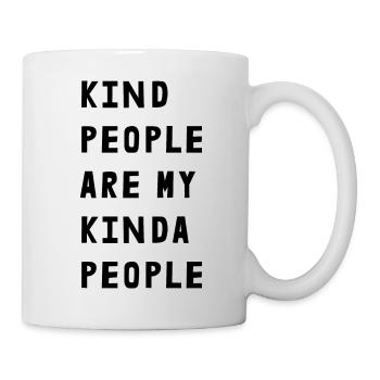 Les gens gentils sont mon genre de gens - Mug blanc - blanc - Droite
