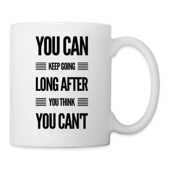 You Can Keep Going - Tasse - Weiß - Rechts