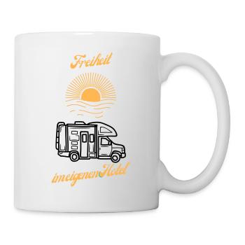Freiheit im eigenen Hotel 1 - Tasse - Weiß - Rechts