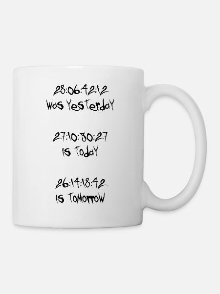 28:06:42:12 Yesterday Today Tomorrow v2 - Mug - white