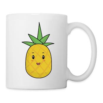 Pineapple Comic Sweet Fruit - Mug - white - Right