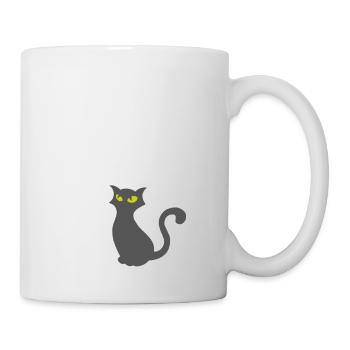 Les chats noirs comptent - Mug blanc - blanc - Droite
