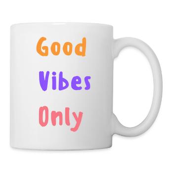 Good Vibes Only | Feel Good - Mug - white - Right