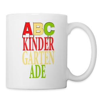 ABC Kindergarten ADE - Tasse - Weiß - Rechts