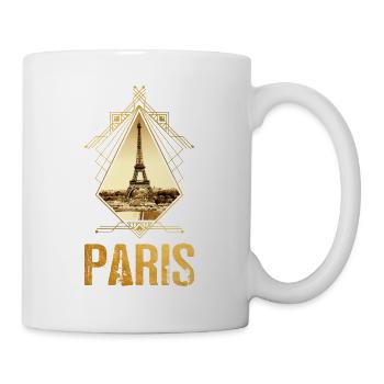 Paris France City Skyline Gold Home Love - Mug - white - Right