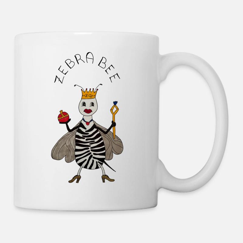 ZebraBee - Tasse - Weiß