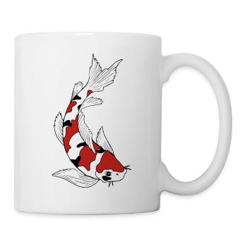 Carpe Koi - Mug blanc - blanc - Droite