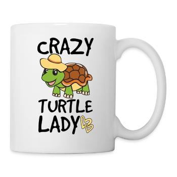 Funny Turtle Crazy Turtle Lady Gift - Mug - white - Right