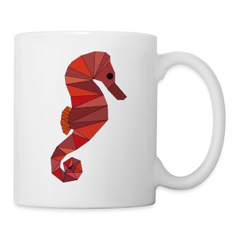 Seahorse geometric - Mug - white - Right