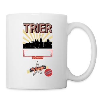 Trier Germany City Skyline Vintage Retro - Mug - white - Right