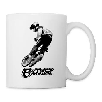 BMX Race Racing Mountainbike Motocross - Tasse - Weiß - Rechts