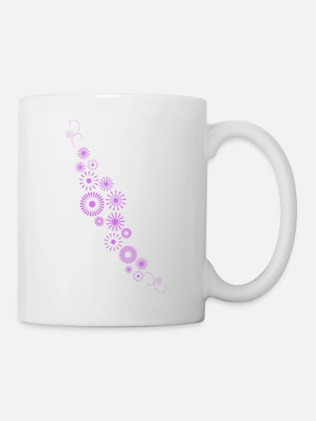 Fleur - Mug blanc - blanc