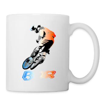 bmx race France - Mug - white - Right