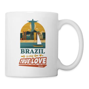 Brasilien Rio de Janeiro Südamerika Geschenk - Tasse - Weiß - Rechts