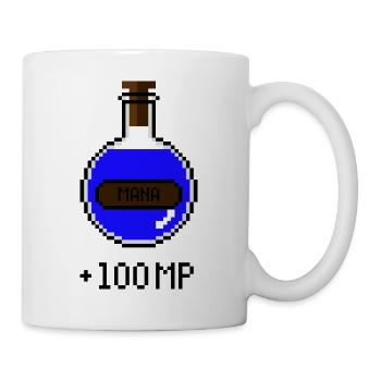 8-Bit Retro Pixel Art Mana Potion - Tasse - Weiß - Rechts