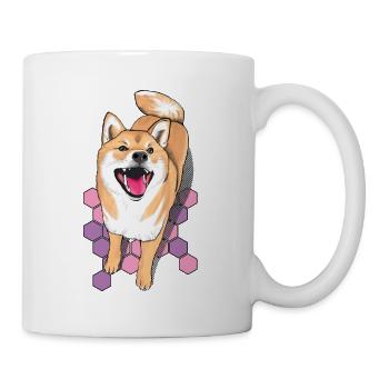Shiba inu - Mug blanc - blanc - Droite