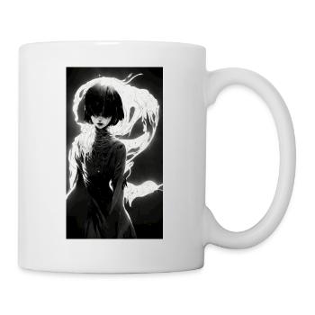 Manga powerfull girl - Mug blanc - blanc - Droite