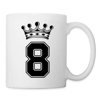 8 krone - Tasse - Weiß - Rechts