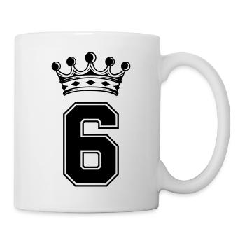 6 krone - Tasse - Weiß - Rechts
