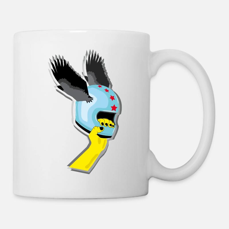 Flying Helmet - Mug blanc - blanc