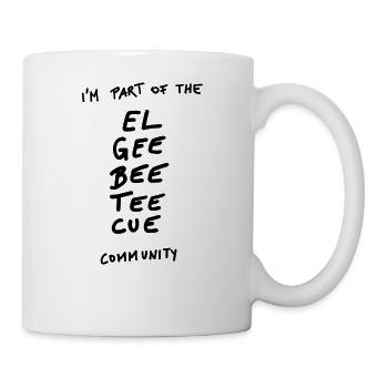 EL GEE BEE TEE CUE - Tasse - Weiß - Rechts