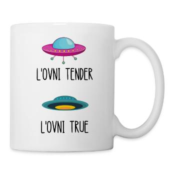 l'ovni tender l'ovni true - Mug blanc - blanc - Droite