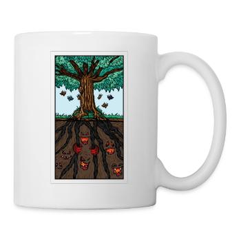 DerBaum - Tasse - Weiß - Rechts