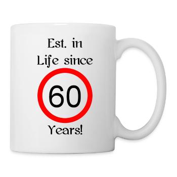 est i l 60 script black engl - Tasse - Weiß - Rechts