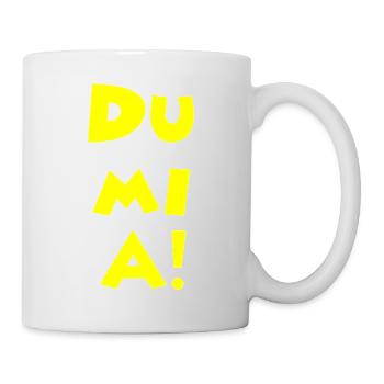 dumia minnie gelb rand weiß - Tasse - Weiß - Rechts