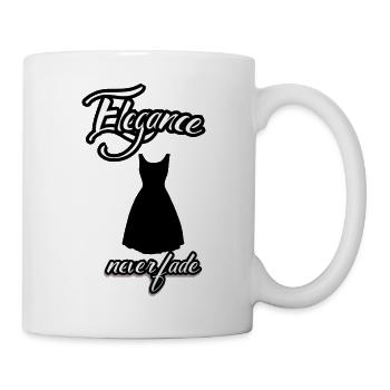 Elegance - beauty - Mug blanc - blanc - Droite