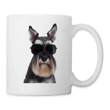Miniature Schnauzer - Mug - white - Right
