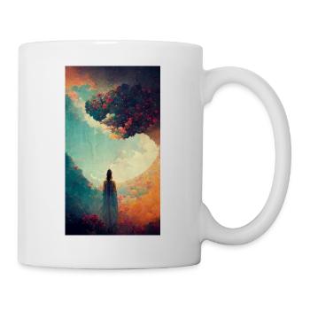 Friede - Tasse - Weiß - Rechts