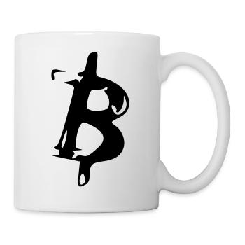 Bitcoin Crypto Currency Virtual Life Vector 5 - Mug - white - Right