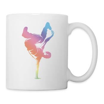Breakdance Silhouette - Mug - white - Right