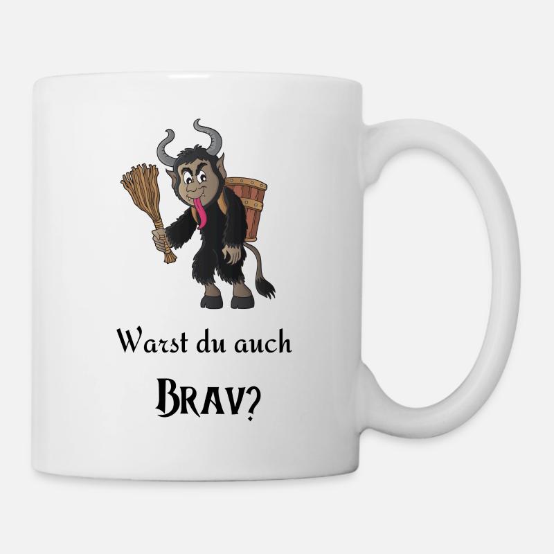 Warst du auch Brav? - Tasse - Weiß